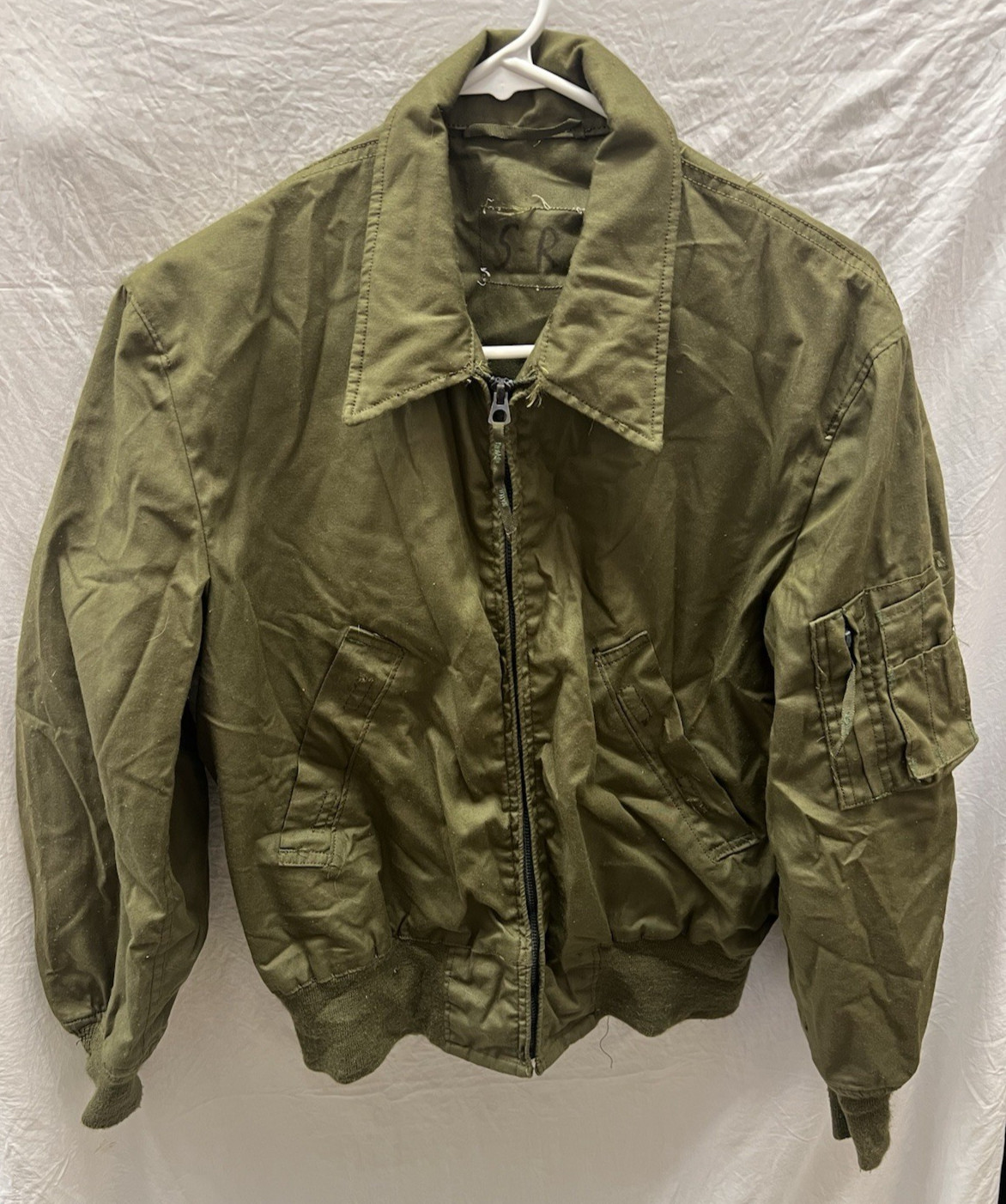 Vintage US Military Jacket Cold Weather High Temperature Resistant SMALL REG