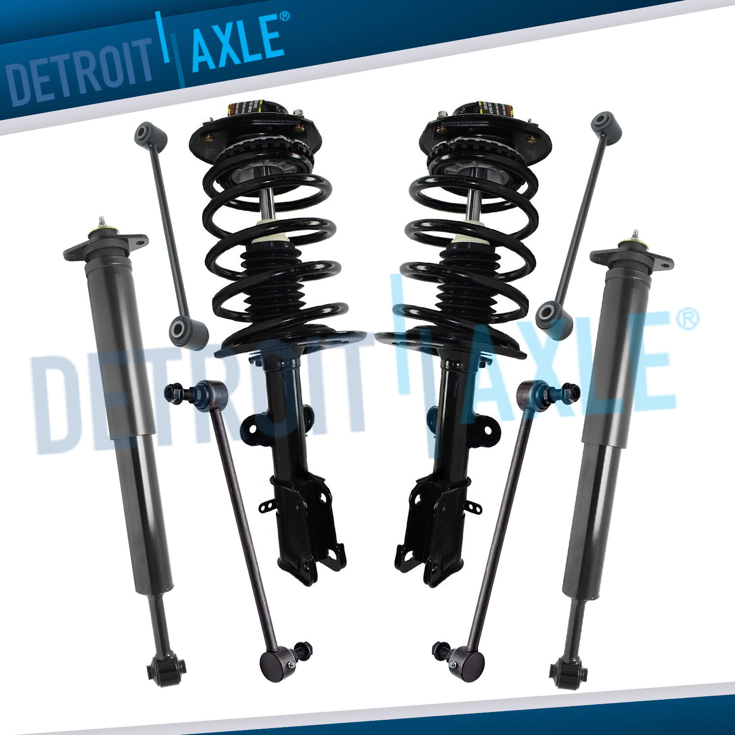 Front Spring Strut Rear Shock Suspension Kit for 2004 - 2008 Chrysler Pacifica