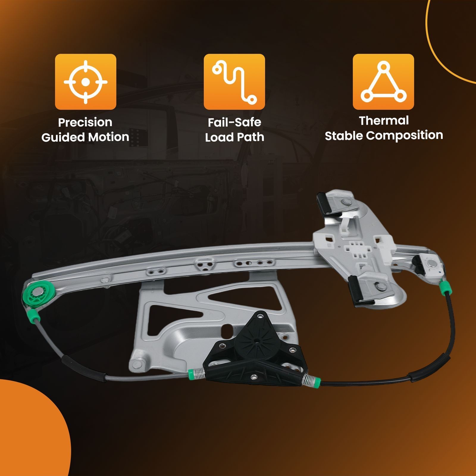 Front Left Driver Side Window Regulator for Cadillac Deville 2000-05