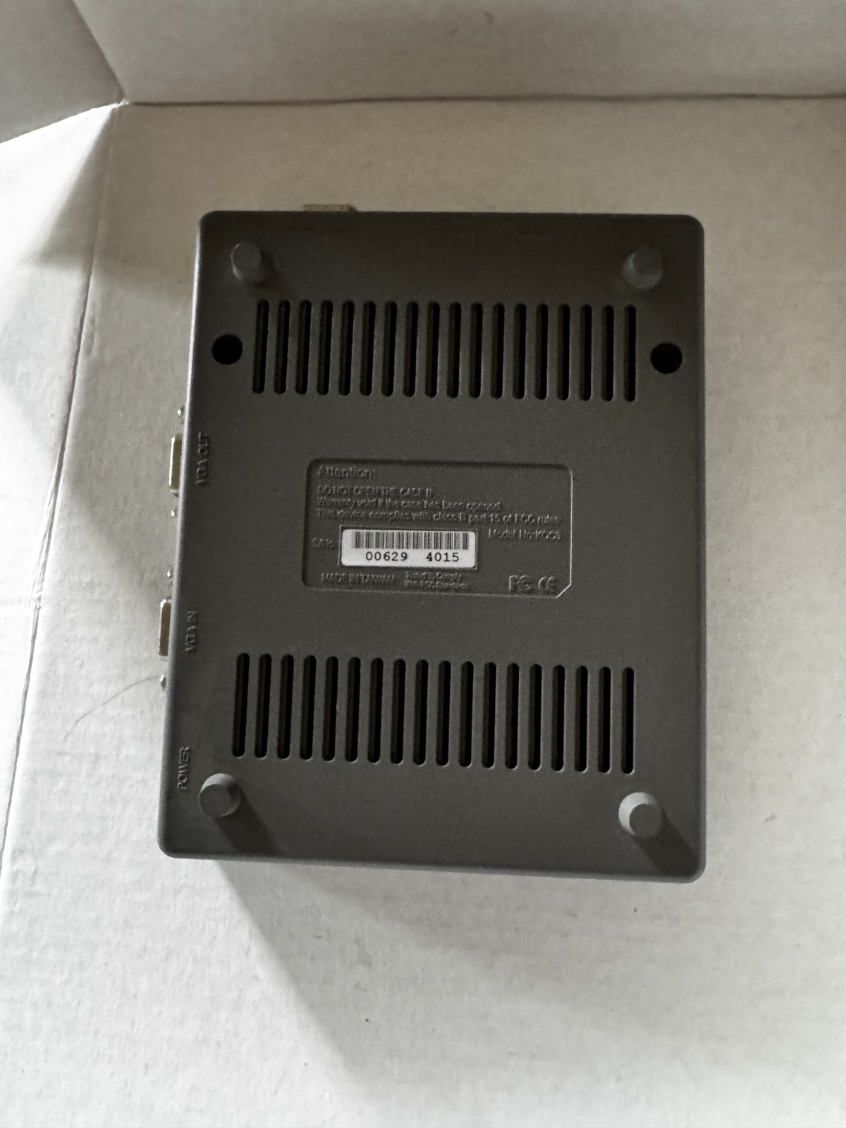 AVerMedia AVerKey iMicro VGA Video Scan Converter Gray no Power Supply Cables