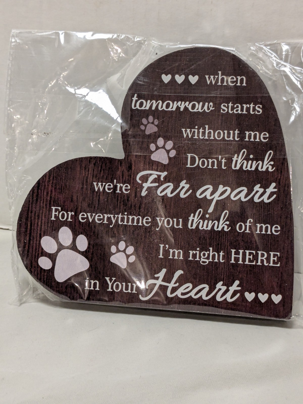 Pet Memorial Gifts Bereavement Remembrance for Loss of Dog Cat Sympathy Sign NEW