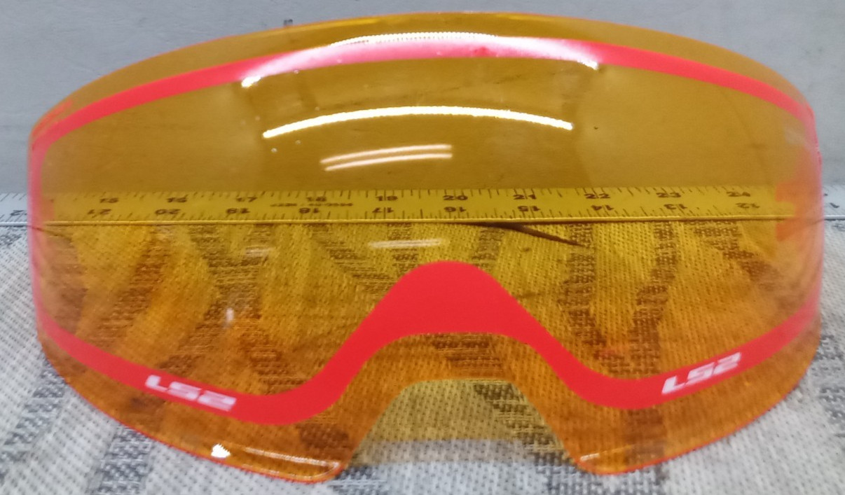 LS2 MX436 FOG RESISTANT INNER VISOR- AMBER  P/N 03-368 PkG 5