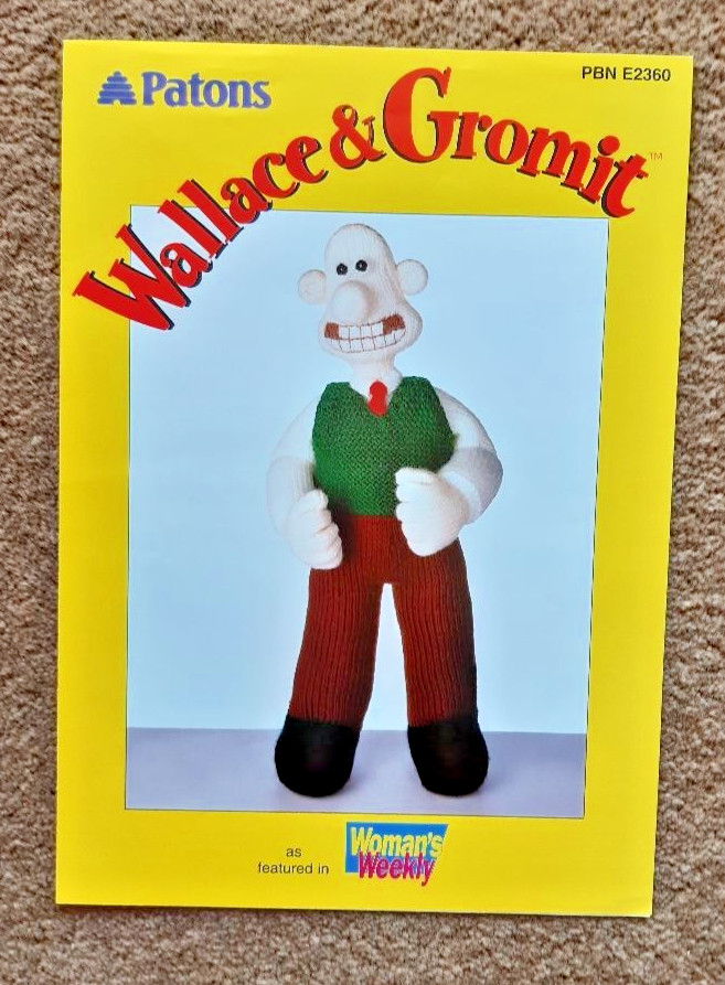 ALAN DART WALLACE & GROMIT TOYS KNITTING PATTERN PICK & MIX