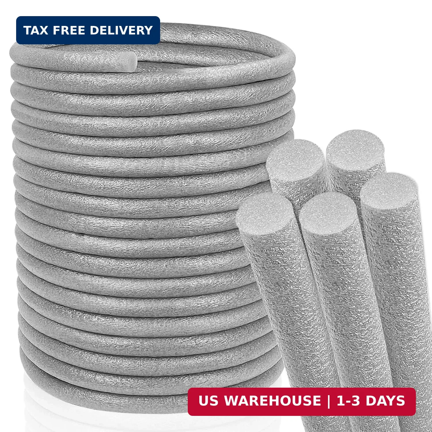 Storystore Backer Rod Foam Caulk Saver for Gap and Joint Concrete Filling Gray (