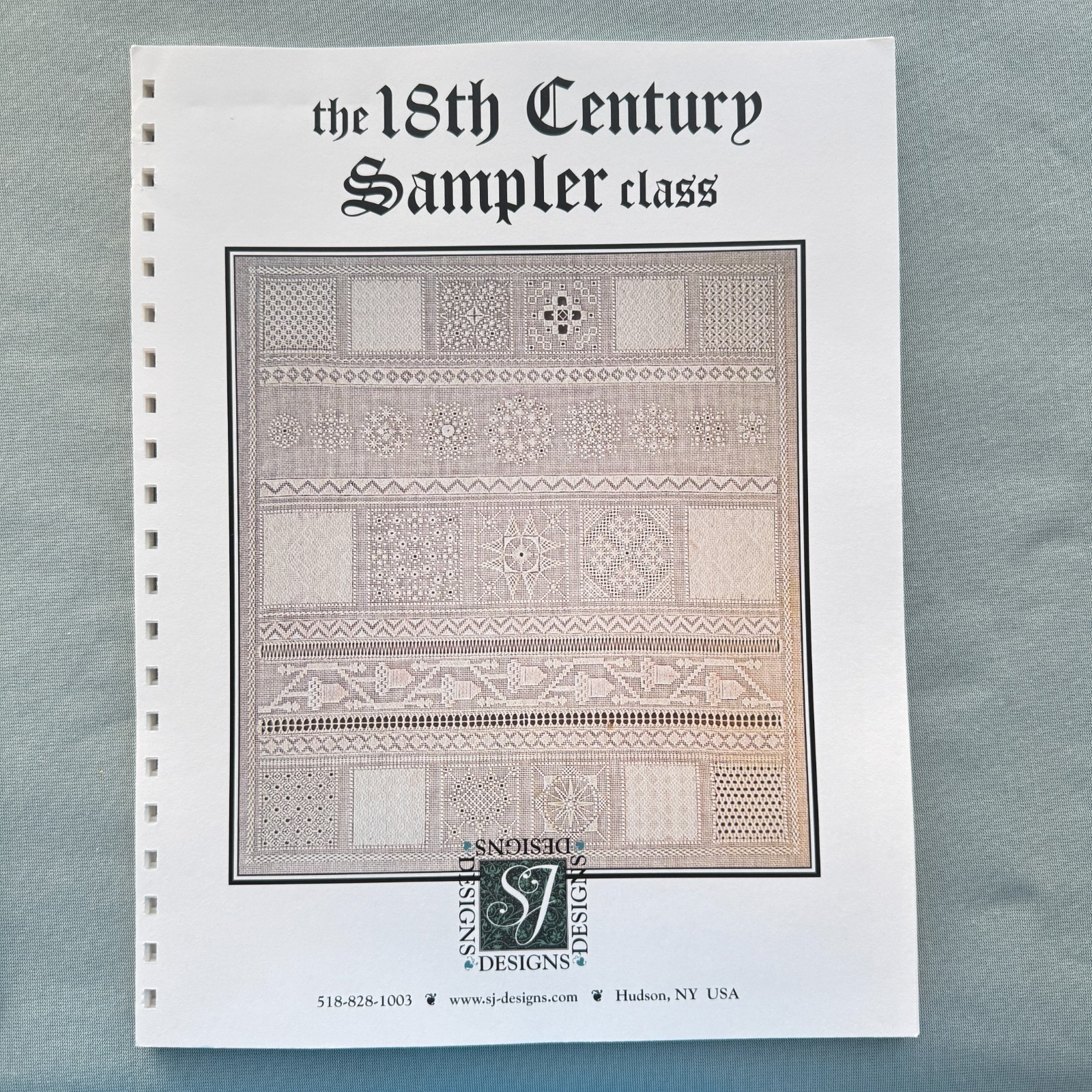 SJ Designs 18th Century Sampler Instructions Only