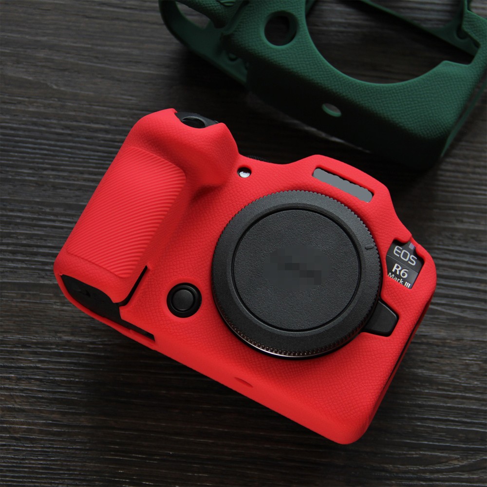 Silicone Rubber Camera Full Body Case Bag Protect Fit For Canon EOS R6 Mark iii