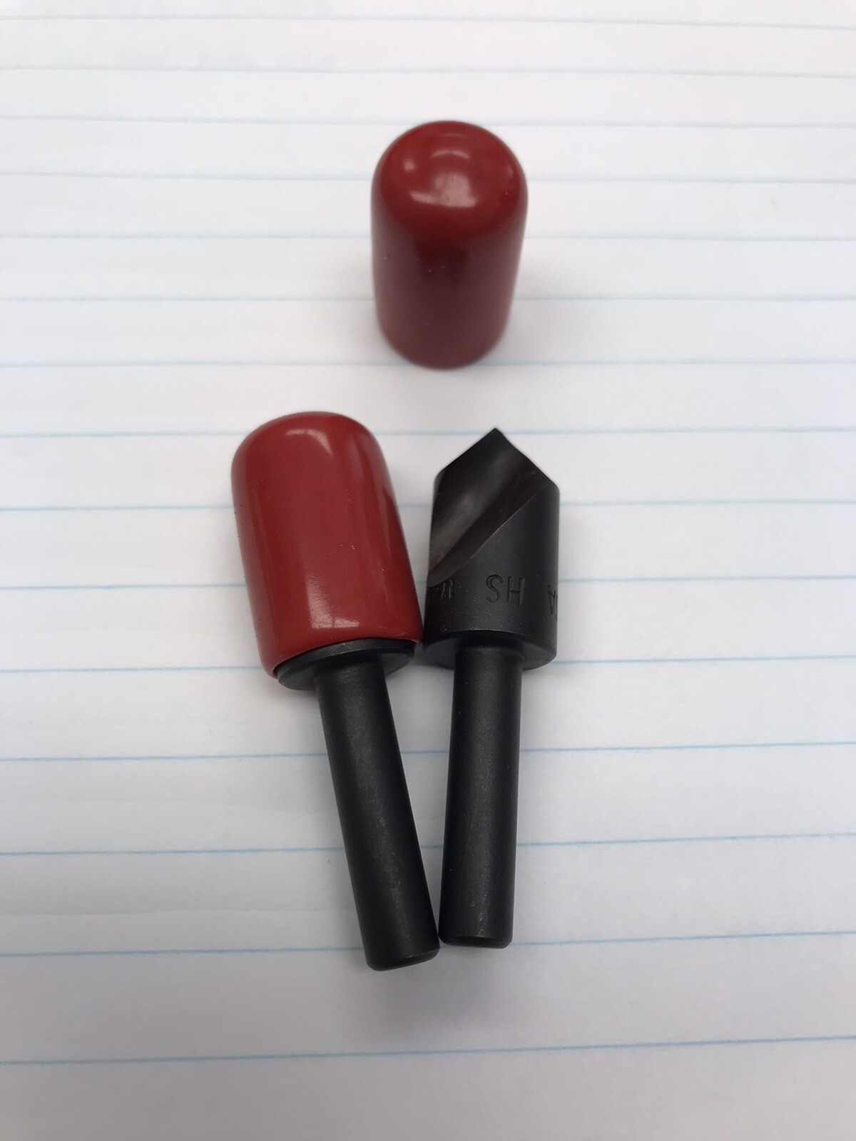 2 Pcs.  1/2” 82 deg. HS SINGLE FLUTE COUNTERSINK USA (loc T6)