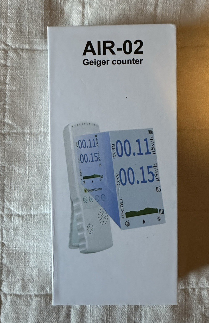 Geiger Counter Nuclear Radiation Detector-Portable High Accuracy Beta Dosimeter