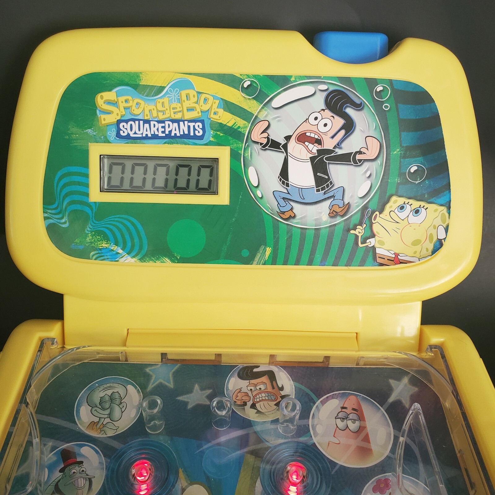 Spongebob Squarepants Pinball Machine Tabletop 2010 (No Legs) -Nickelodeon