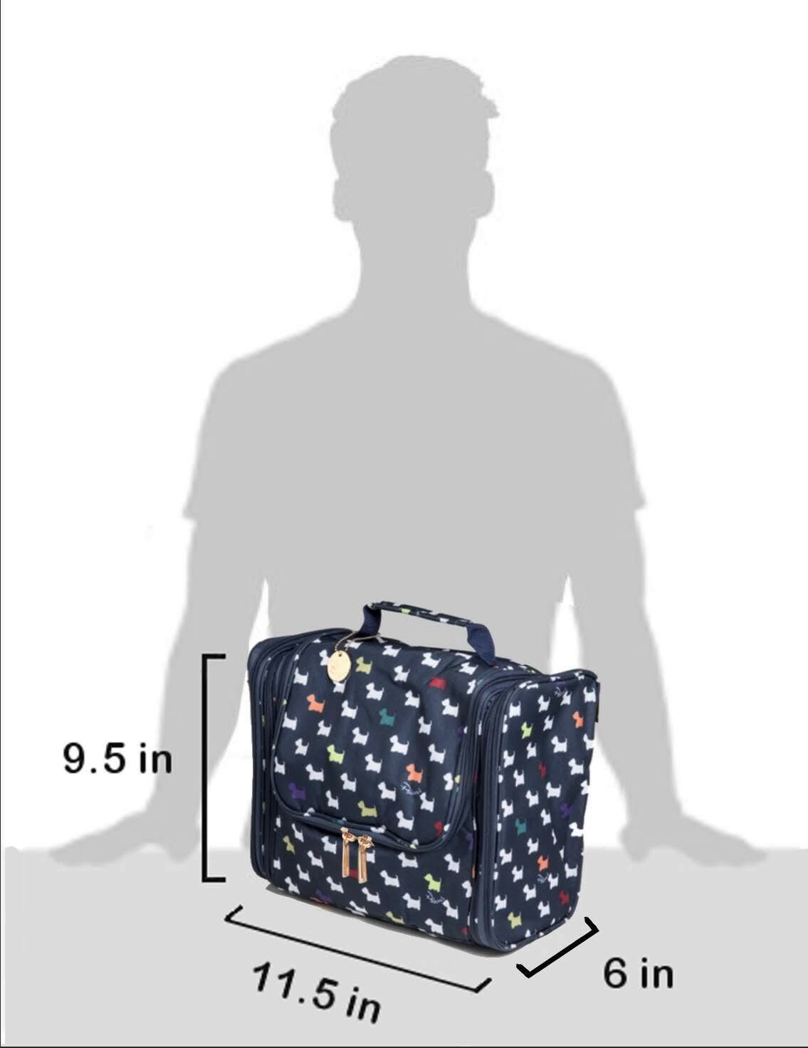 Large Hanging Organizing Bag with Compartments - Pattern: Doggies - by Palcovi