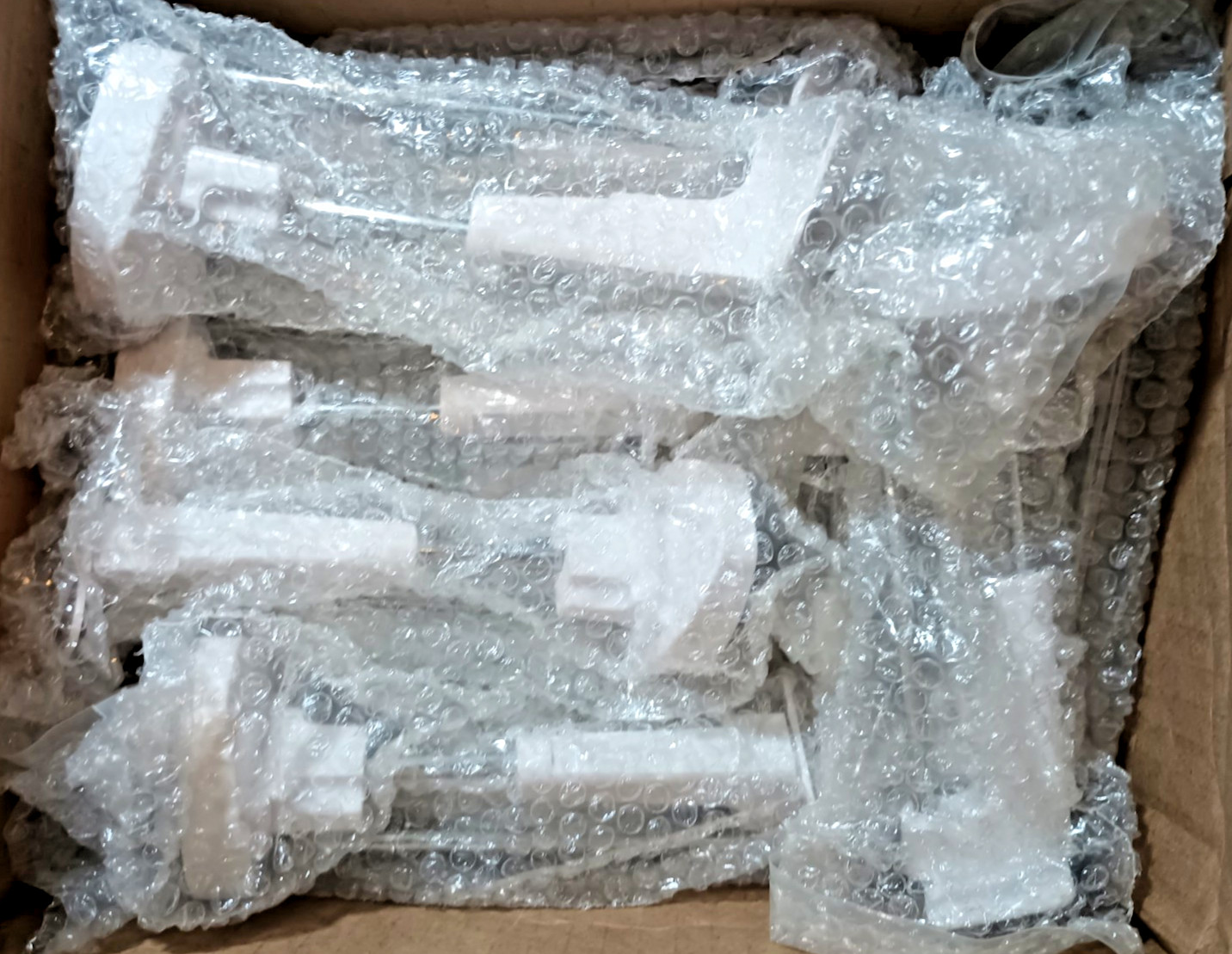 19 Packs Anti-Theft Security Slat Wall Hook 6" Pegboard Accessories NO KEY