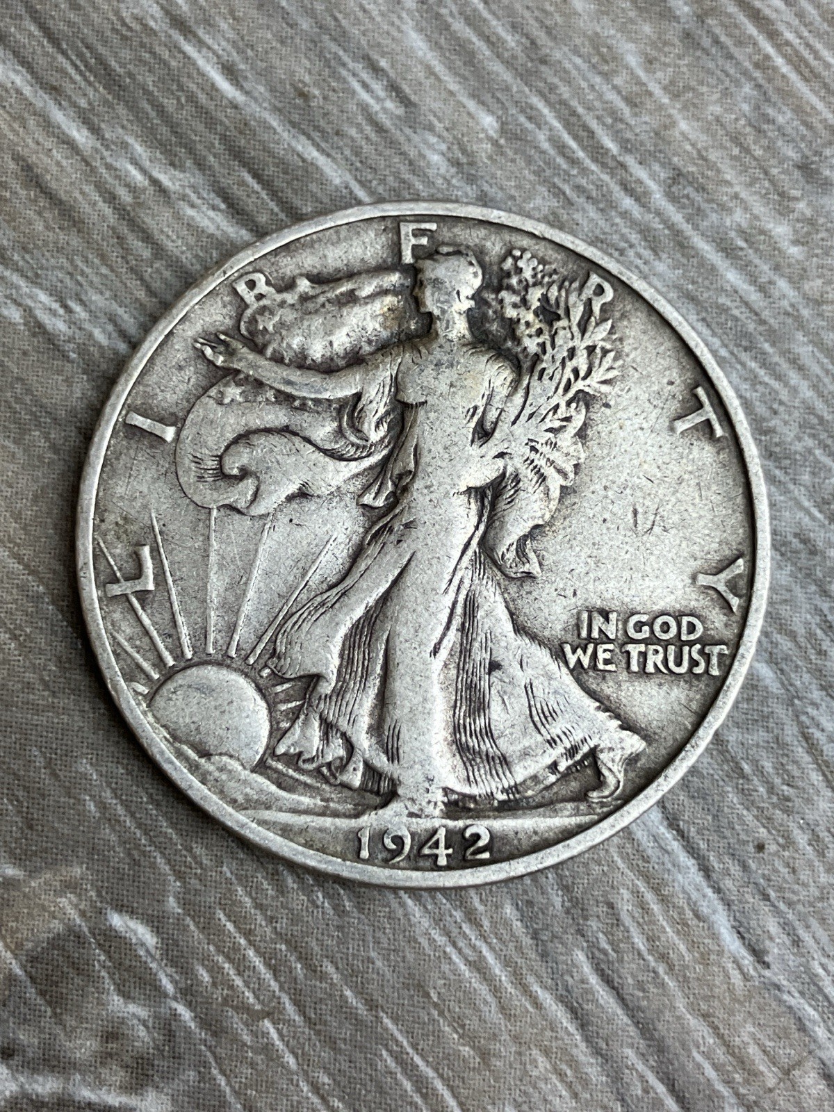 1942-S Walking Liberty Half Dollar Coin