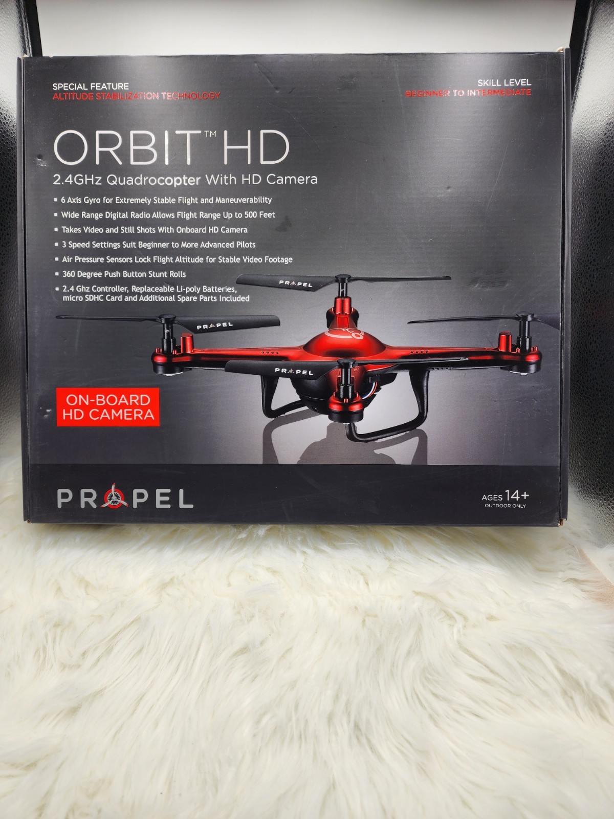 Orbit HD 2.4 GHz Quadrocopter With HD Camera, Blue