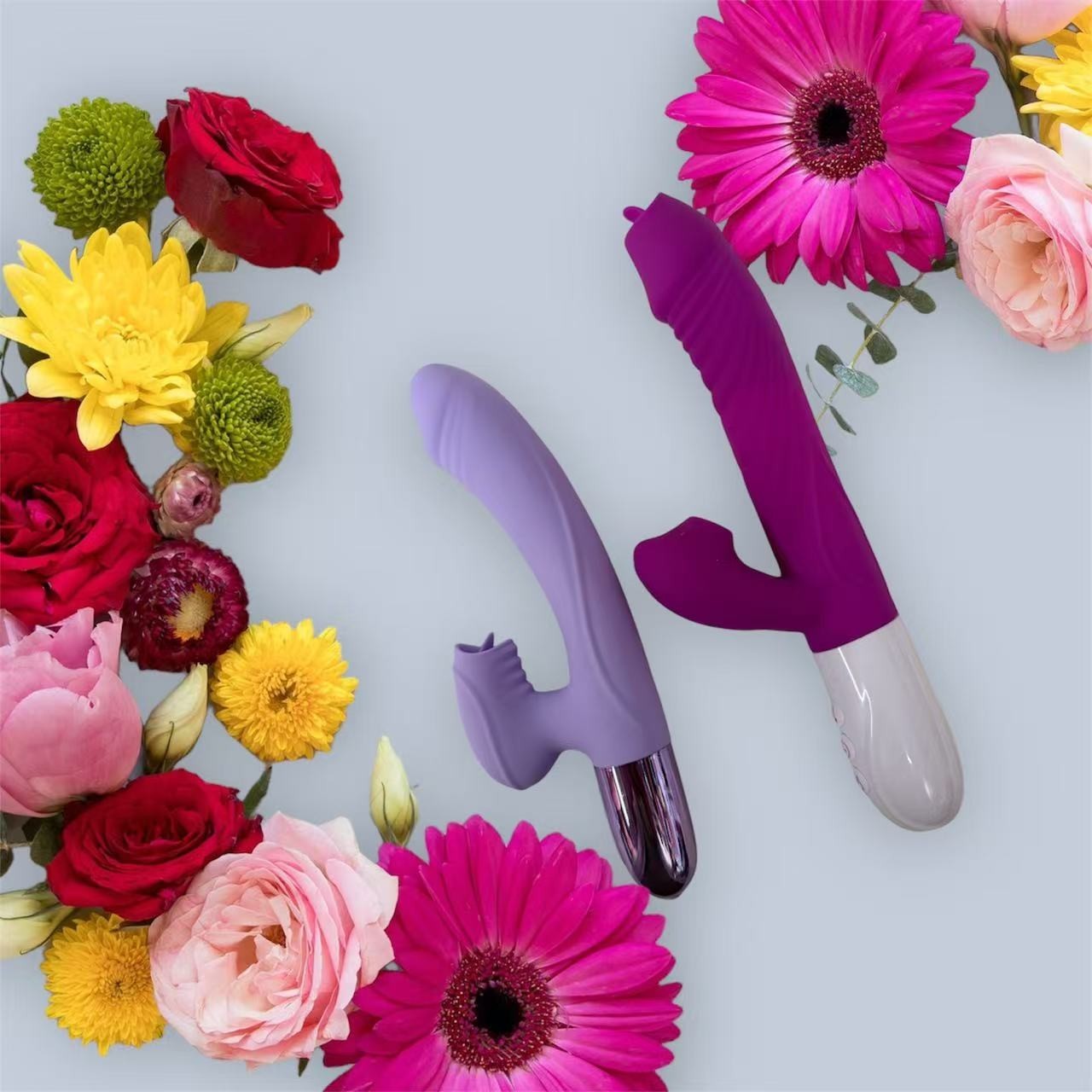 Lady Magic Wand Personal Massager Vibrator Neck Body Massage Multi-speed 2pcs