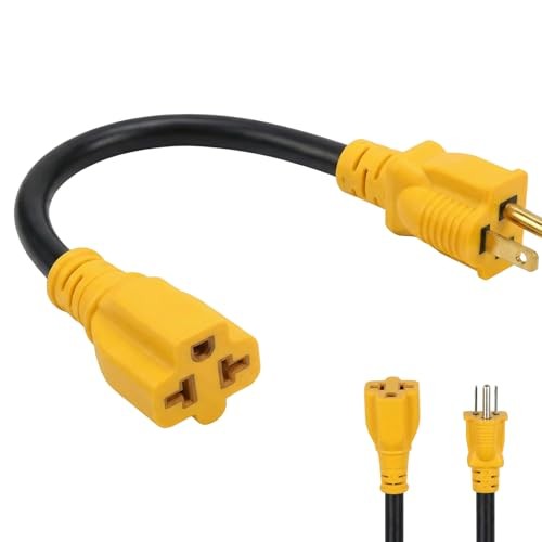4-in-1 Heavy Duty Power Cord Adapter 12AWG NEMA Waterproof