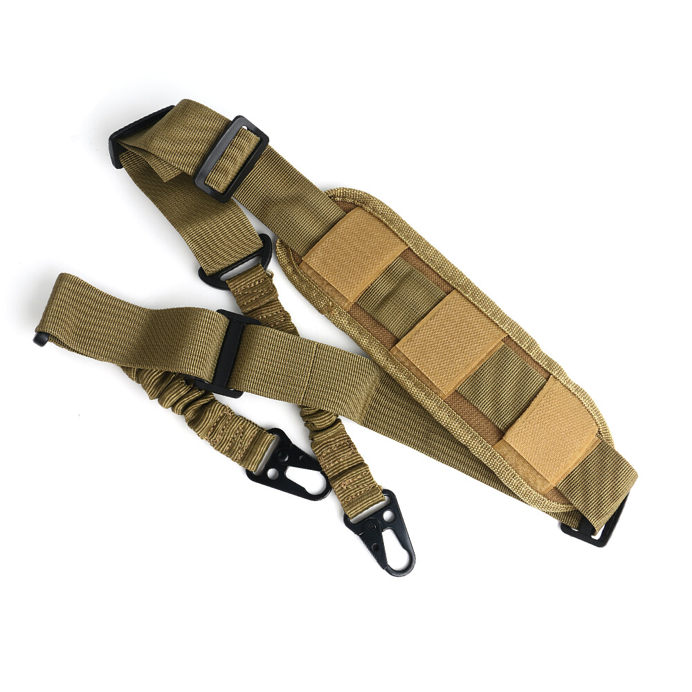 Tactical 2 Point Sling Strap Shoulder Padded /2Pcs M-LOK QD Swivel Mount /D Ring