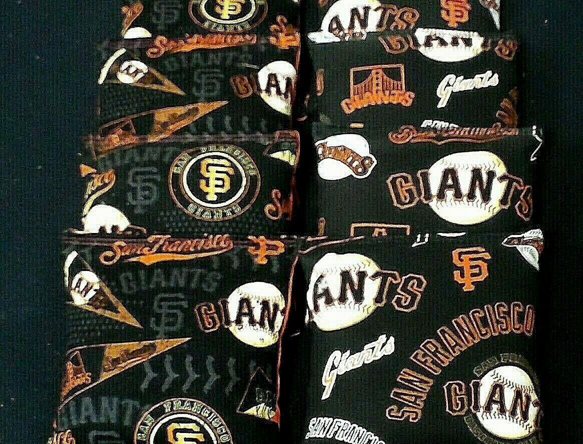 CORNHOLE BEAN BAGS made w San Francisco Giants Fabric 8 ACA Regulation BAGS
