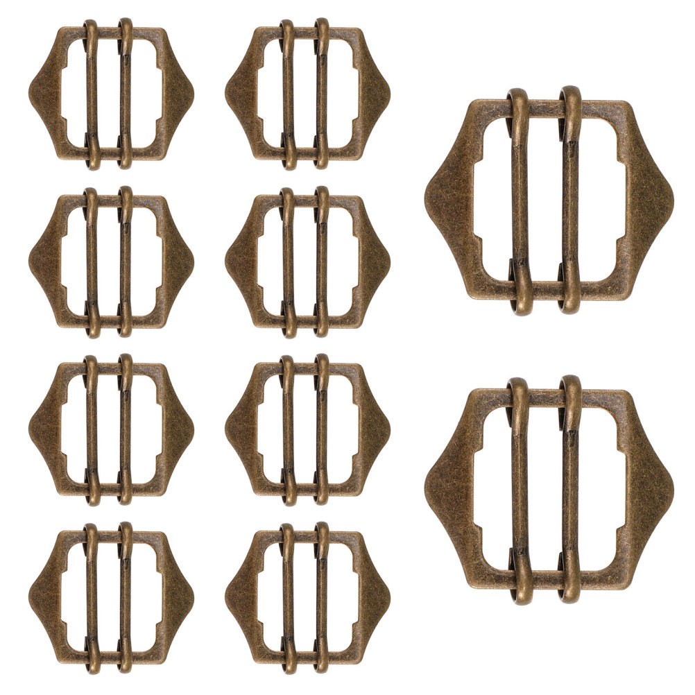 30pcs Metal Vest Buckle Adjuster: 0.8 Inch Waistcoat Belt Adjustment Buckle -