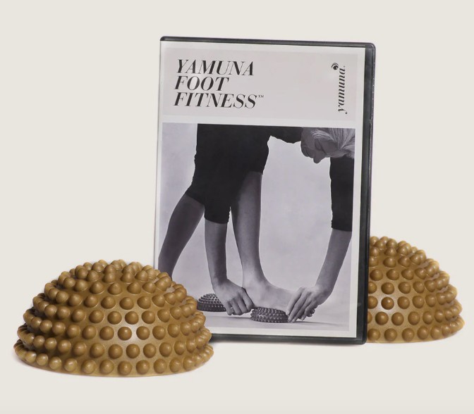 Yamuna Foot Wakers and DVD Foot FITNESS Yamuna Body Rolling NEW free ship
