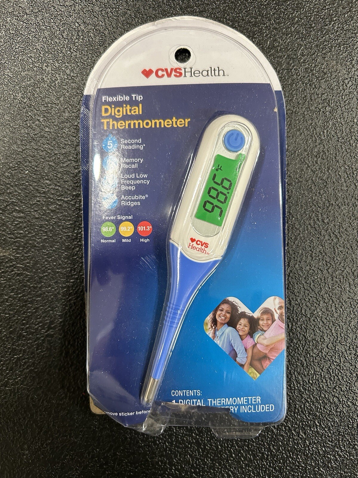 CVS Flexible Tip Digital Thermometer. Brand New Damaged Box
