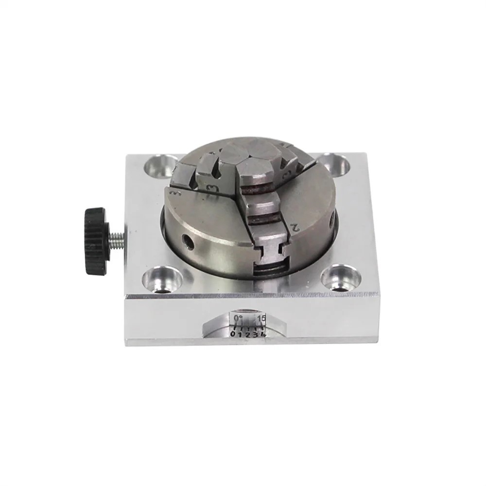 Small Precision Mini Milling Machine Rotary Table Indexing Head 72×64×38mm
