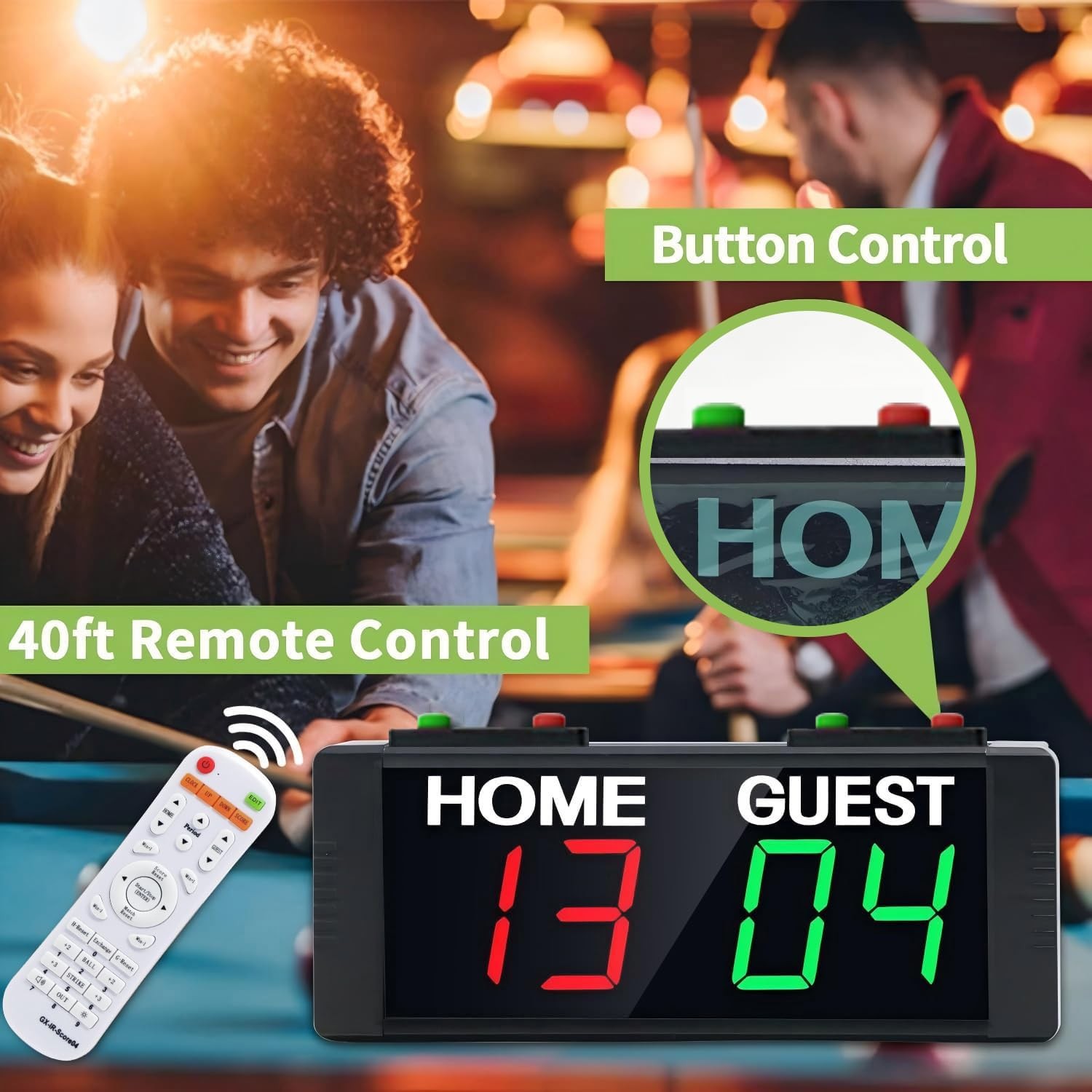 Digital Cornhole Scoreboard with Drink Holder Set, Electronic Scoreboard with...