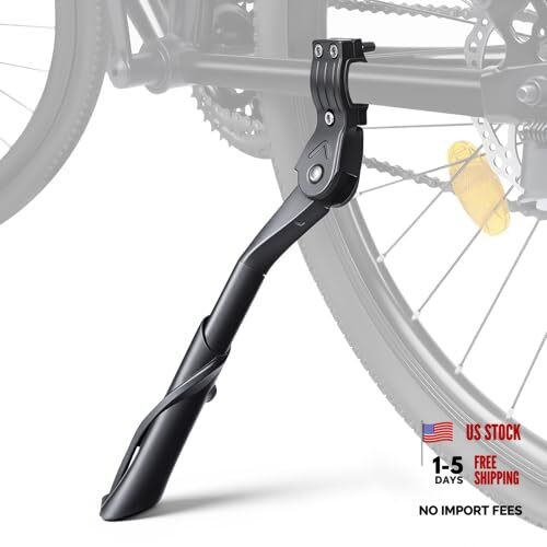 Bike Kickstand Adjustable Height, Bicycle Kickstand Reinforced Aluminum Alloy