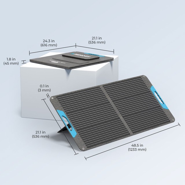 Renogy 100W 200W Portable Solar Panel Solar IP65 For Power Station RV Camping