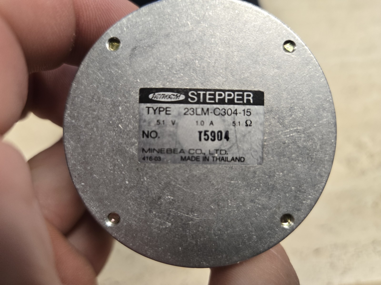 Astrosyn Stepper Motor E23LM-C304-15
