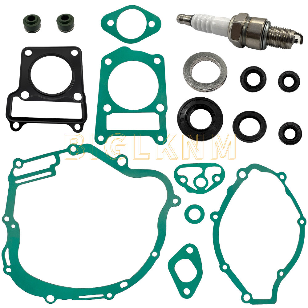 Engine Full Gasket Seals Rebuild Kit w/ Spark Plug For Yamaha TTR125L 2000-2008
