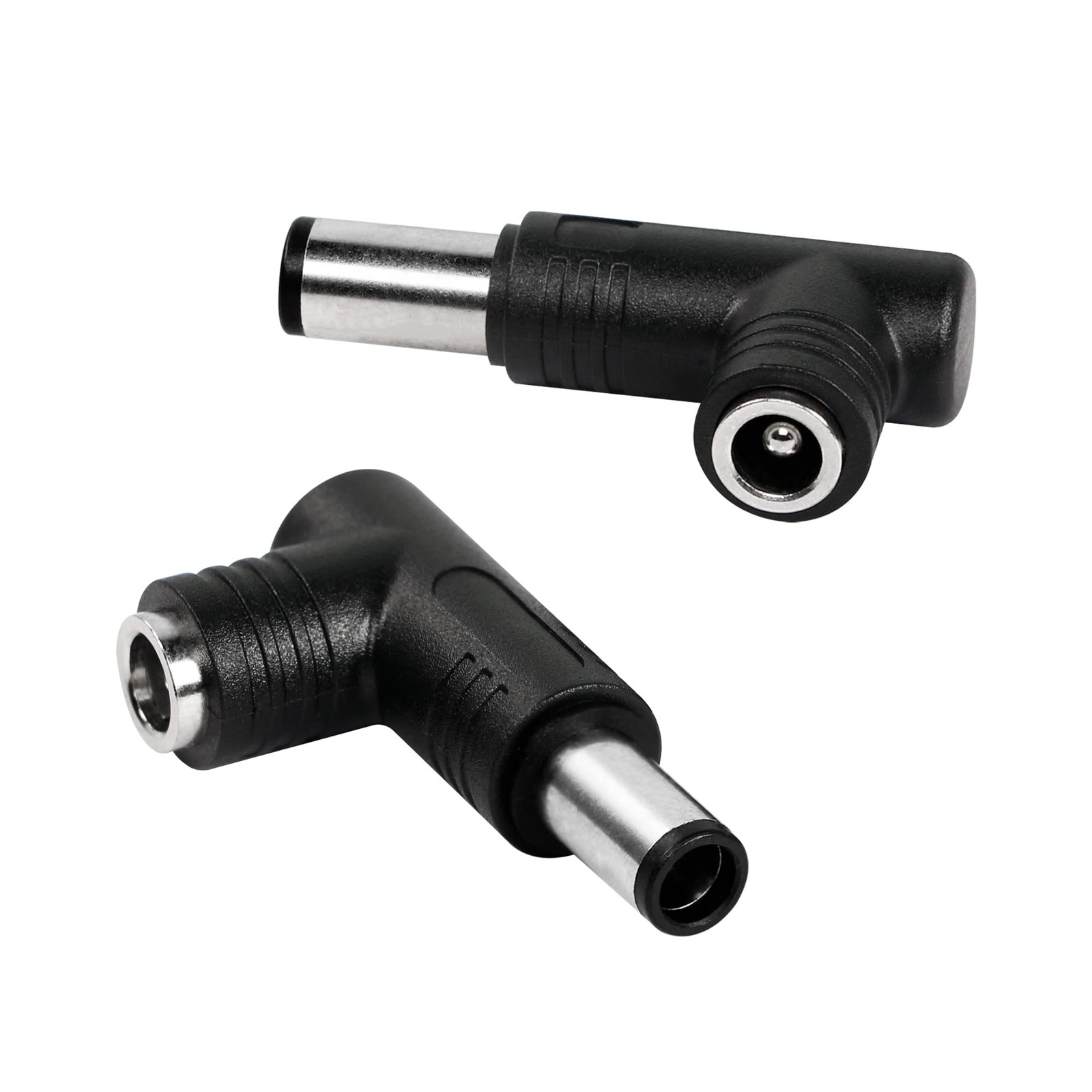 RIIEYOCA 90 Degree 240 Watt DC Power Connector 5525 Female to 7406 mm Male