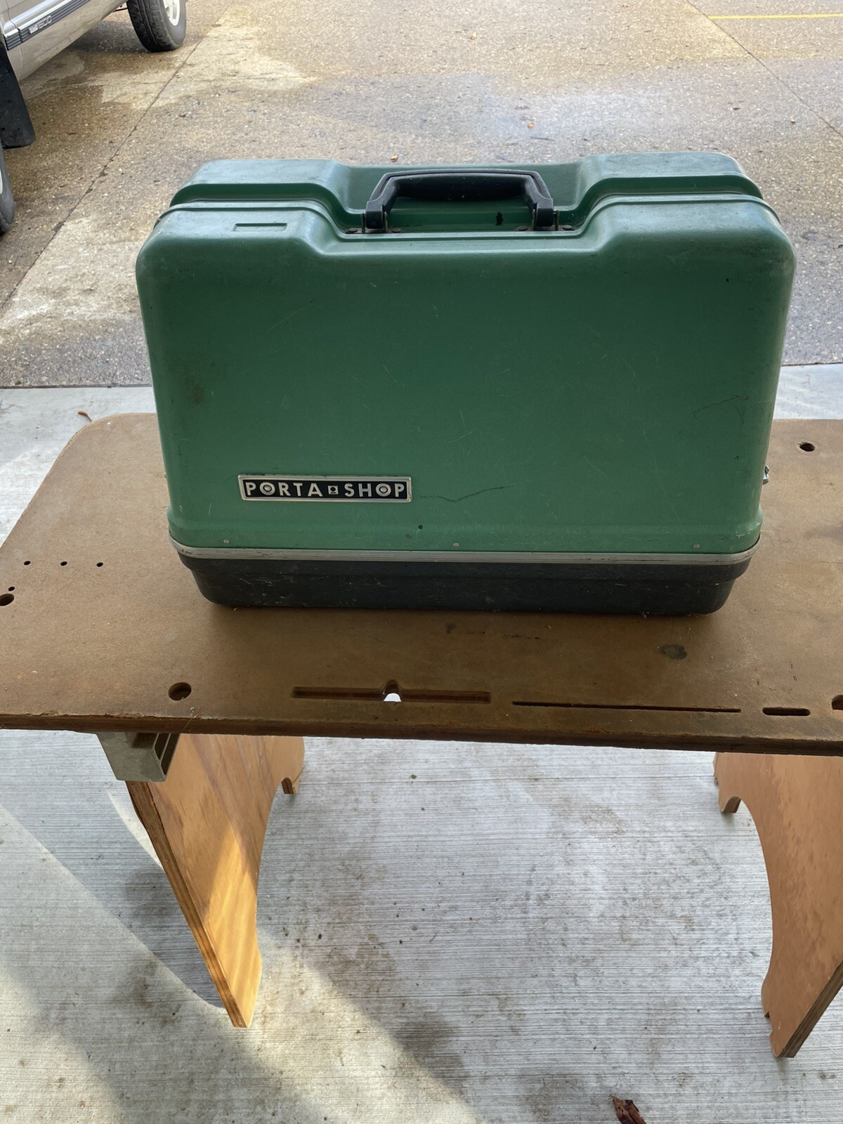 Porta Shop Machine And Table