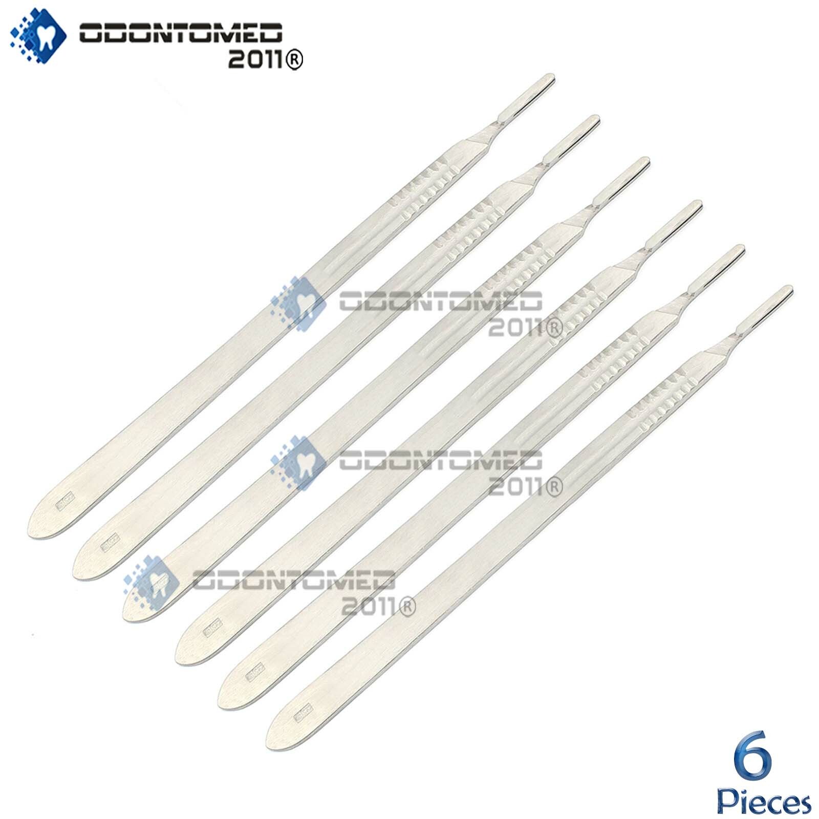 6 Scalpel Handle #4L Surgical ENT Veterinary Instruments