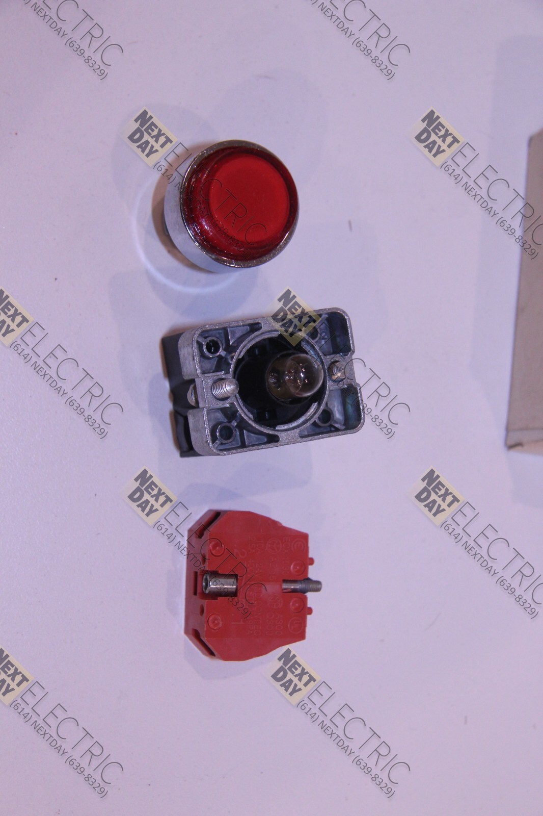 Automation Direct, GCX1211-24, Red Illuminated Light Push Button Switch