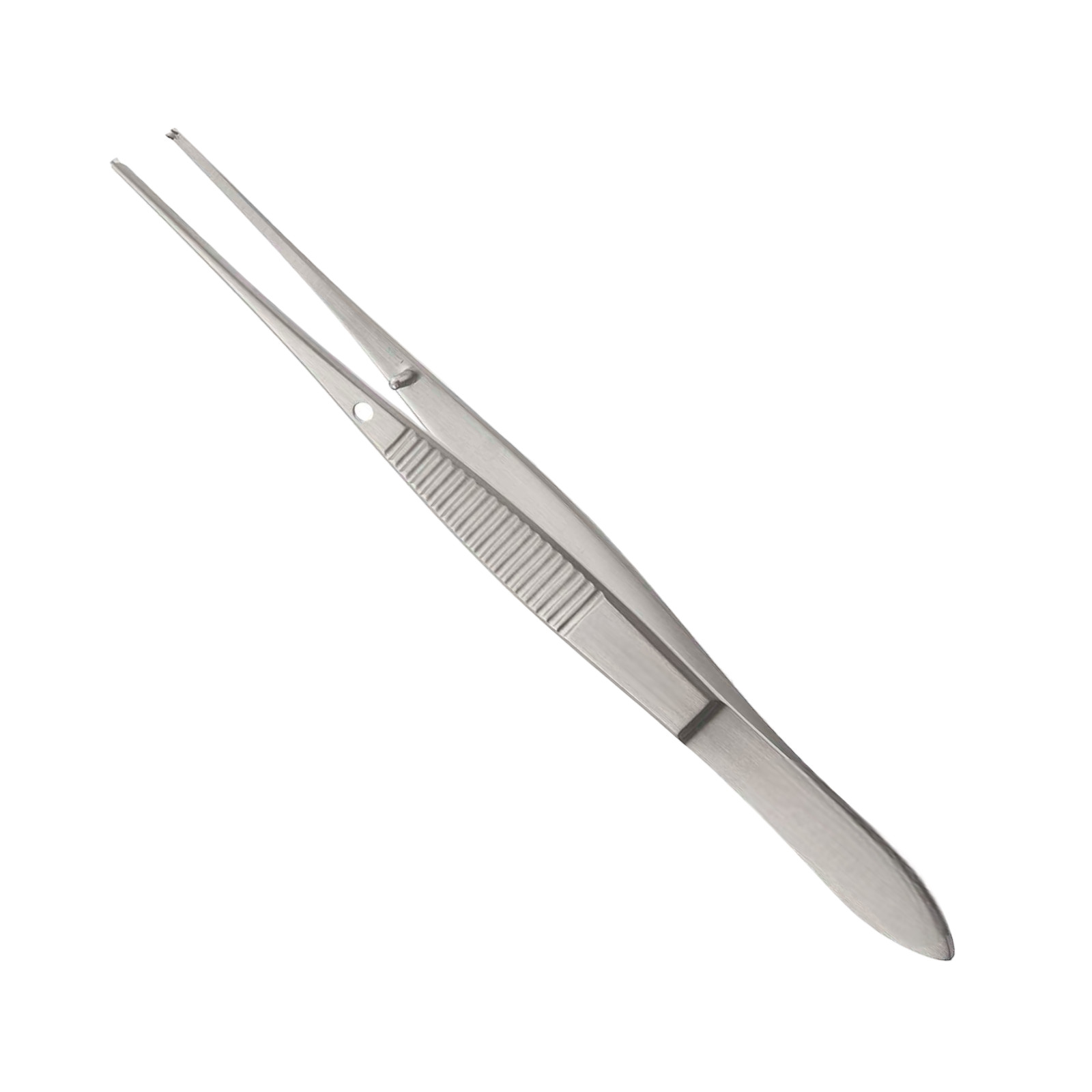 Iris Tissue Forceps, 4", Extra Delicate, Strt, 0.5mm wide Tips, 1x2 T