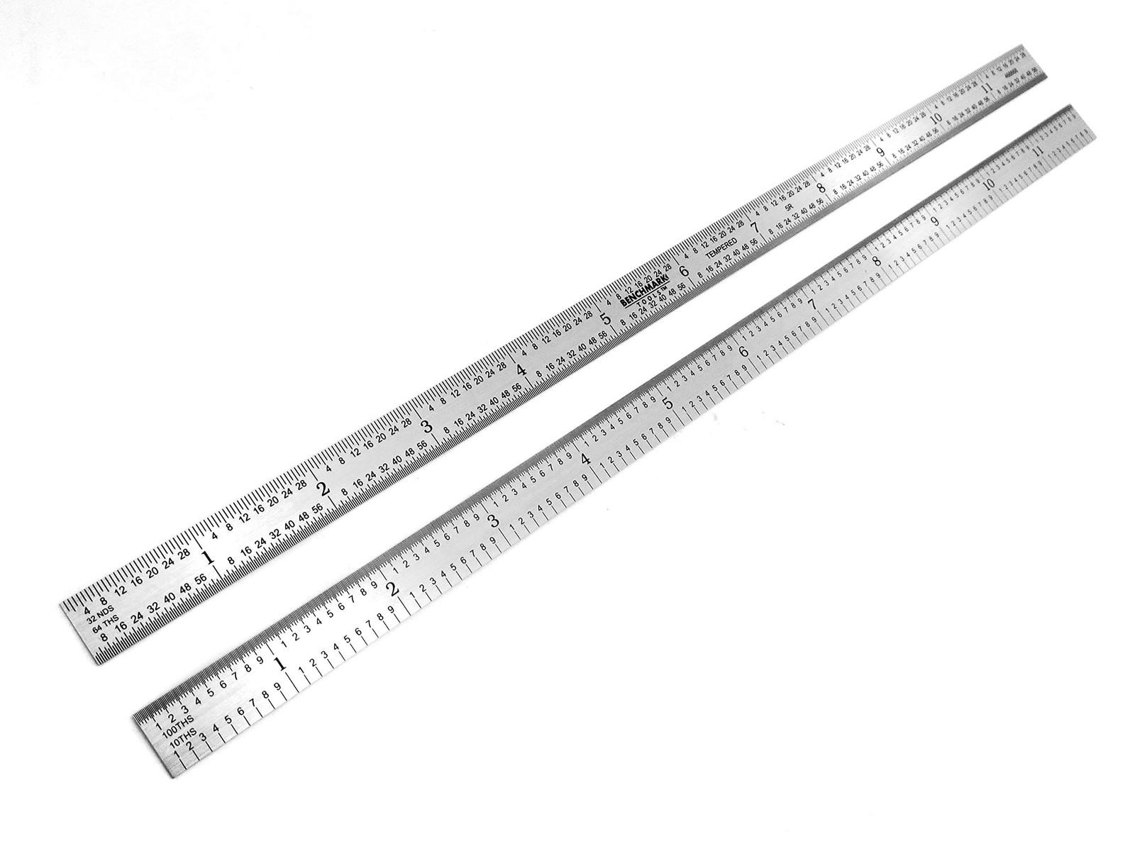 466651 Flexible 12 Inch 5r Machinist Rule With 1/10 1/100 1/32 And 1/64 Markings