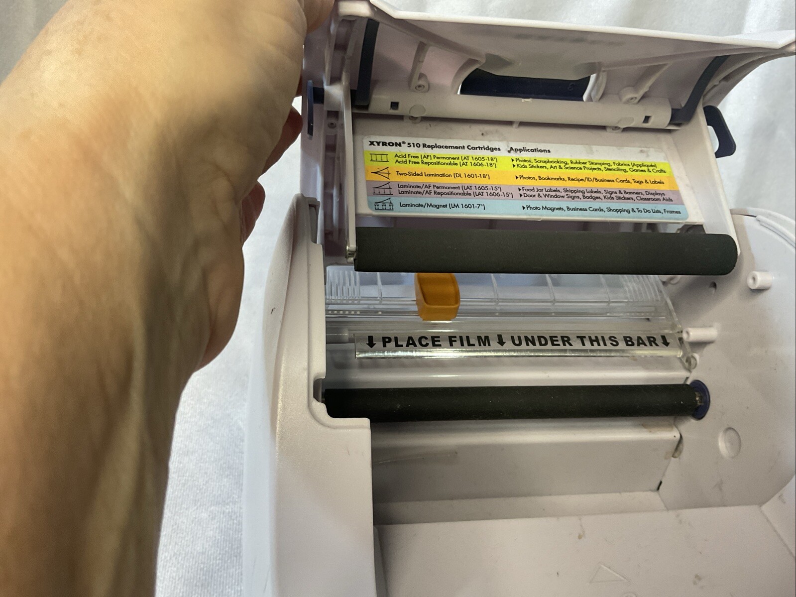Xyron Creative Station 510 Sticker Maker Laminator PLUS 3 Replacement Cartridges