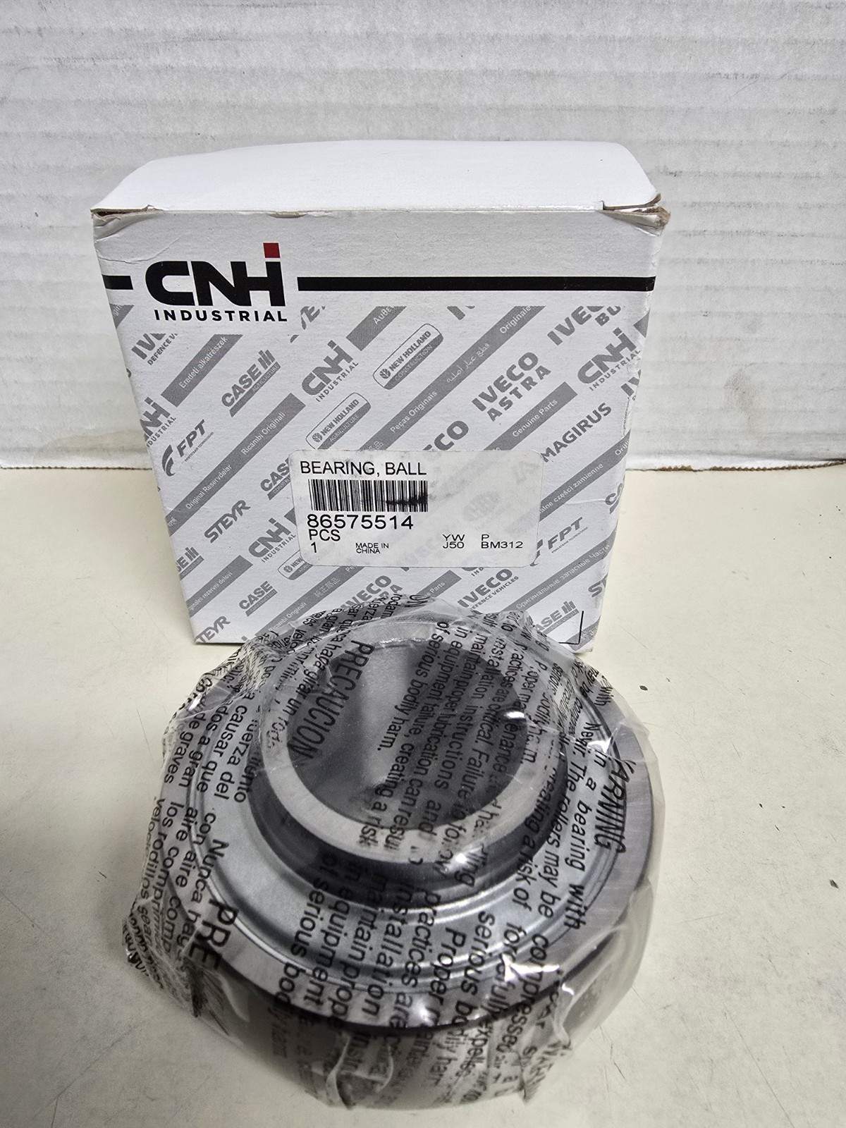 86575514 Insert Ball Bearing  34mm ID x 80mm OD x 38mm W NEW HOLLAND AGRICULTURE
