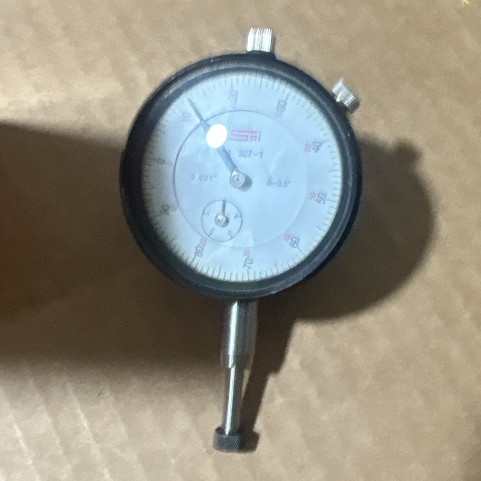 SPI Dial Indicator 14-300-6, 0-100 Range, 0.001" Graduation Gauge