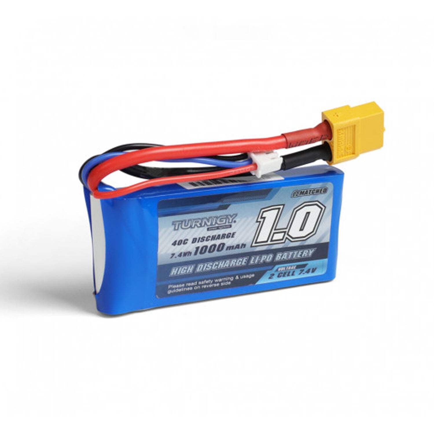 Turnigy 1000mAh 2S 40C 7.4V Lipo Battery Pack w/ XT60