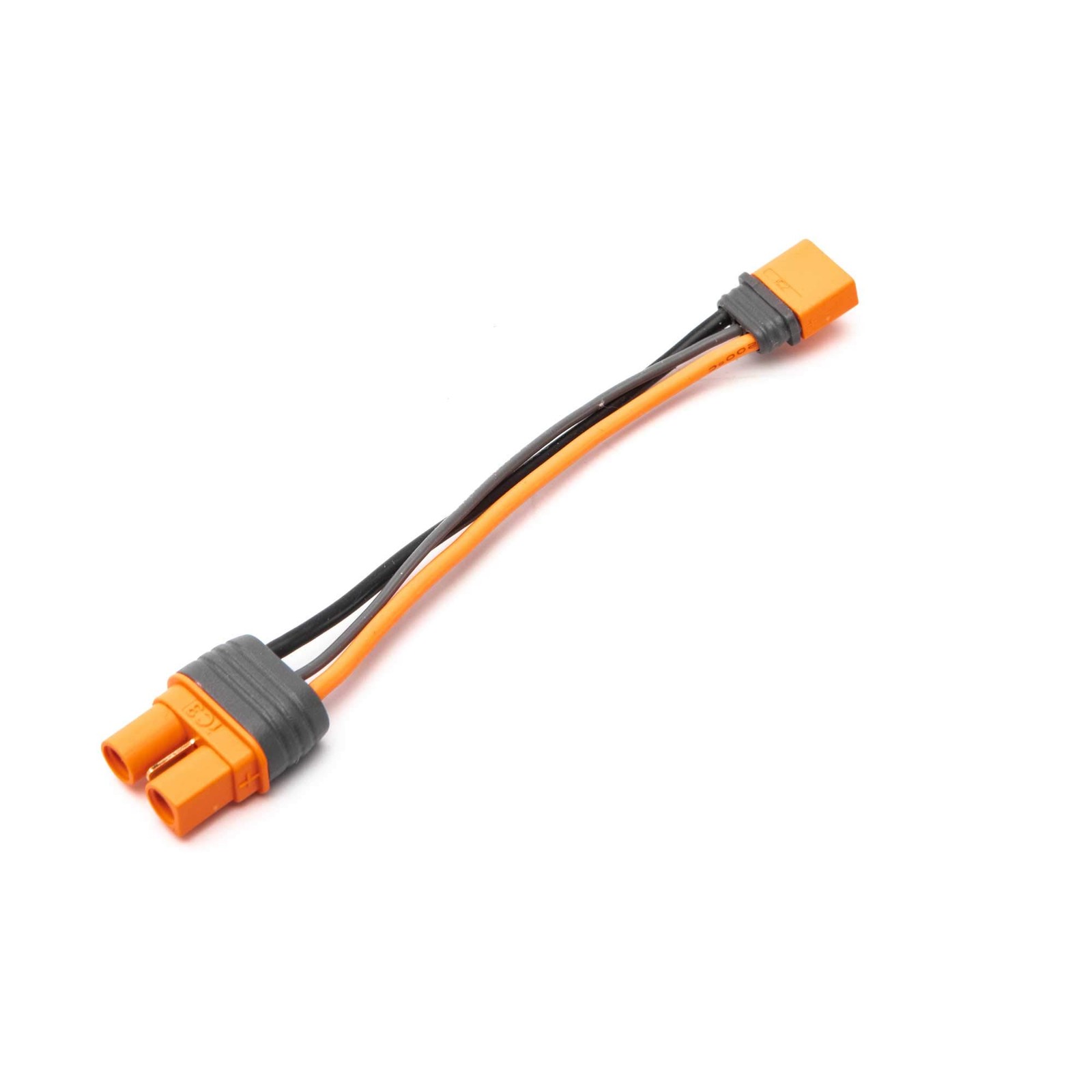 Spektrum Adapter, 6": IC3 Battery/IC2 Device, 1 Count (Pack of 1), Orange