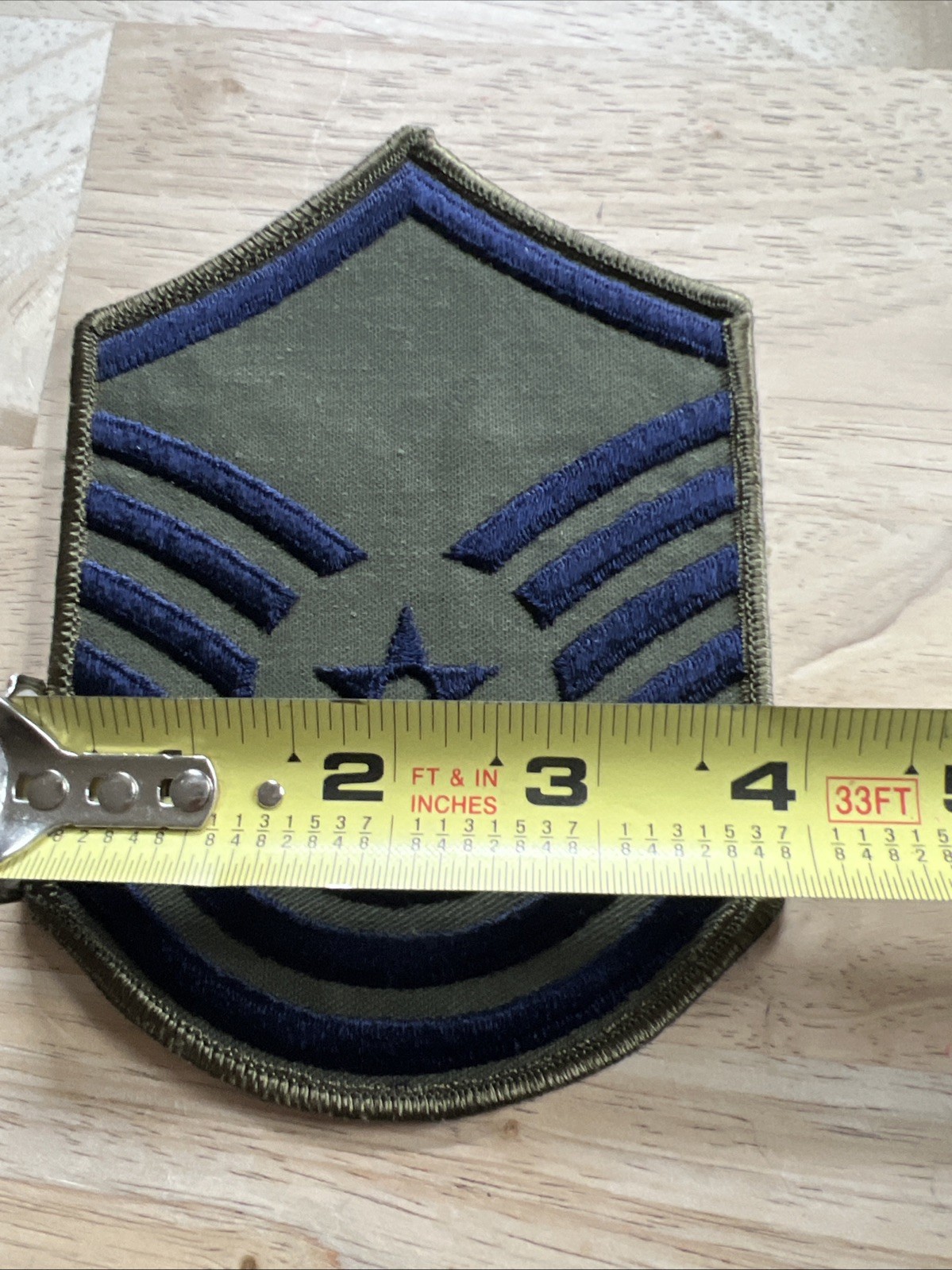 US Air Force Master Sergeant Chevron Patch