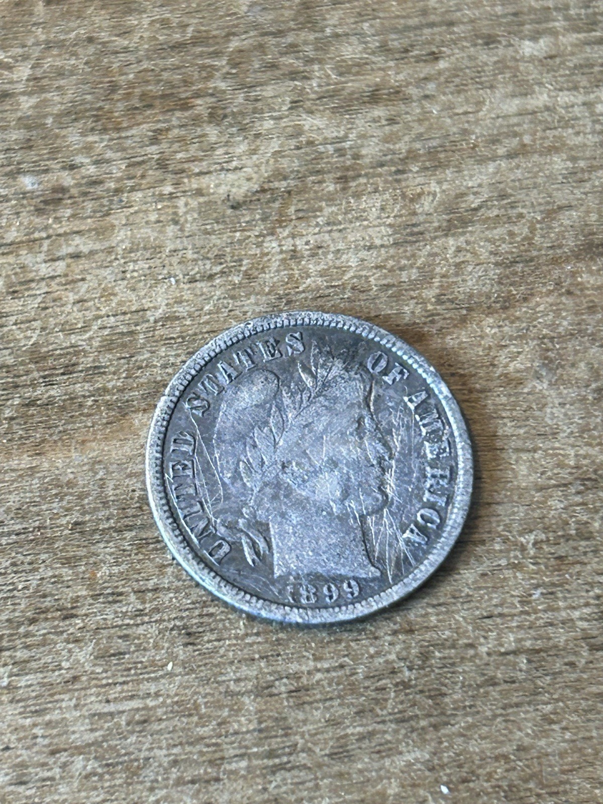 1899S Barber Dime VF