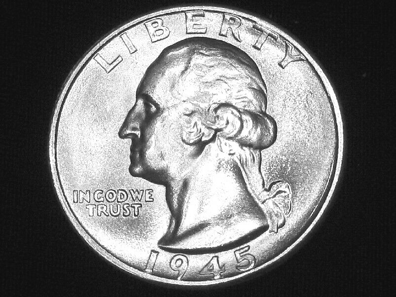 1945-S Washington Quarter --- Gem Uncirculated