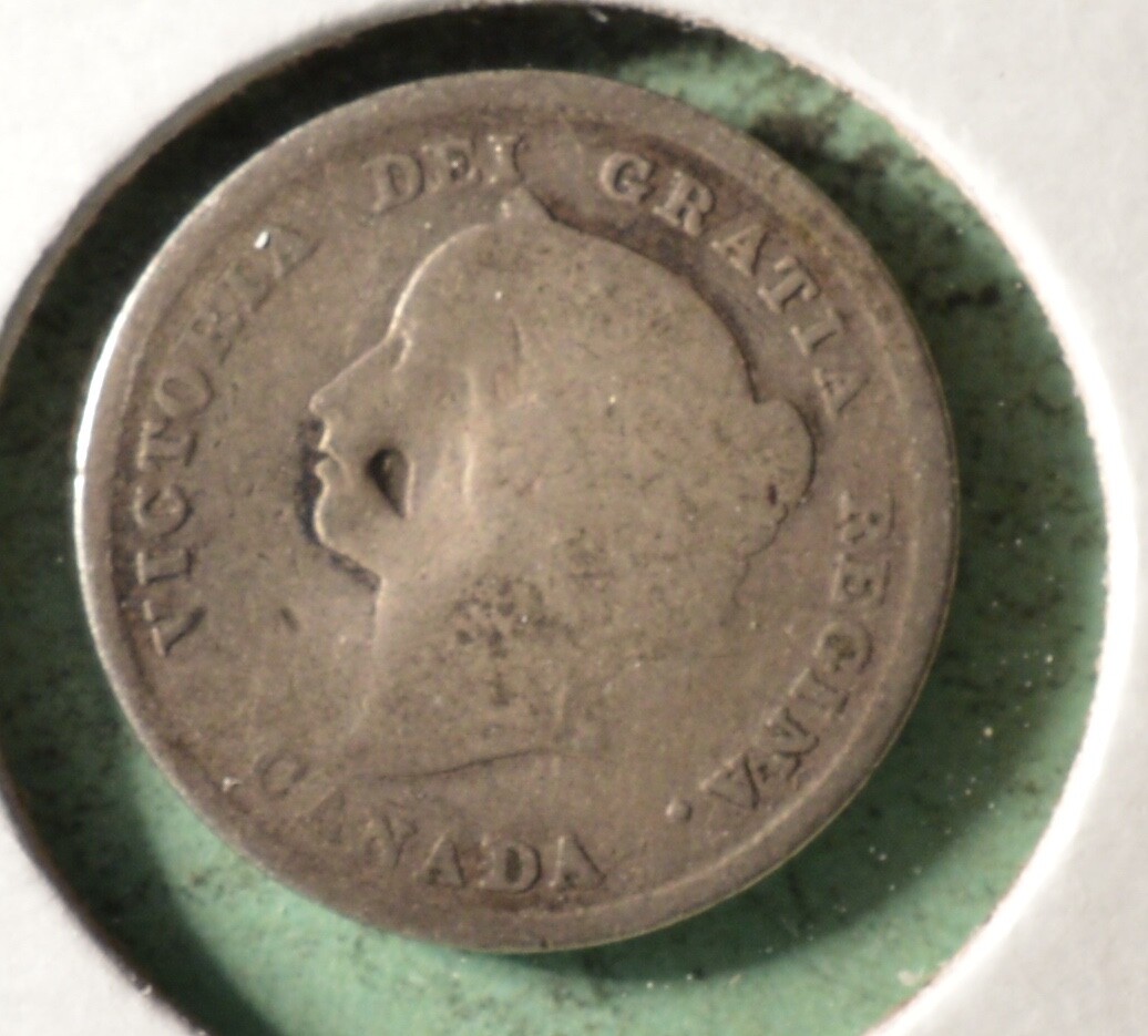 1888 - Canada Silver Five Cents - INV#B-296