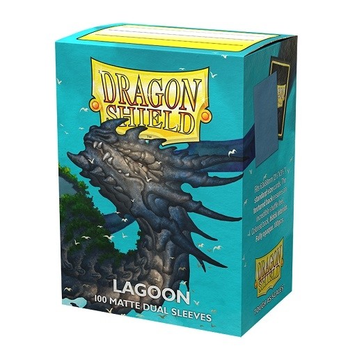 Dragon Shield 100 Standard Deck Protector Card Sleeves Dual Matte Lagoon