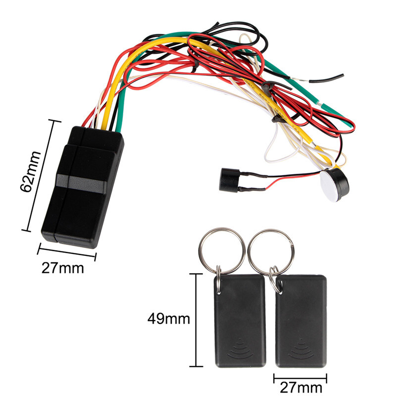 Car Immobilizer 2.4G Wireless Anti-Hijacking Engine RFID Key Lock Cut Off Device