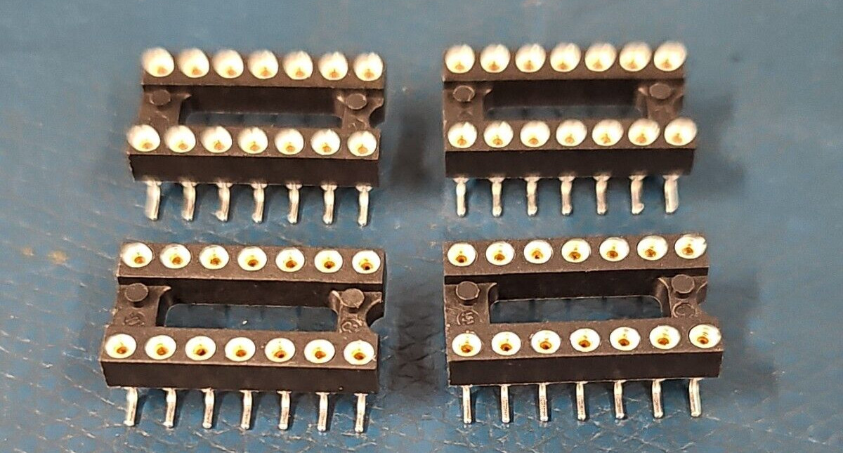 LOT OF 5 - 110-43-324-41-105000 CONN IC SKT DBL *US SELLER* FREE SHIPPING
