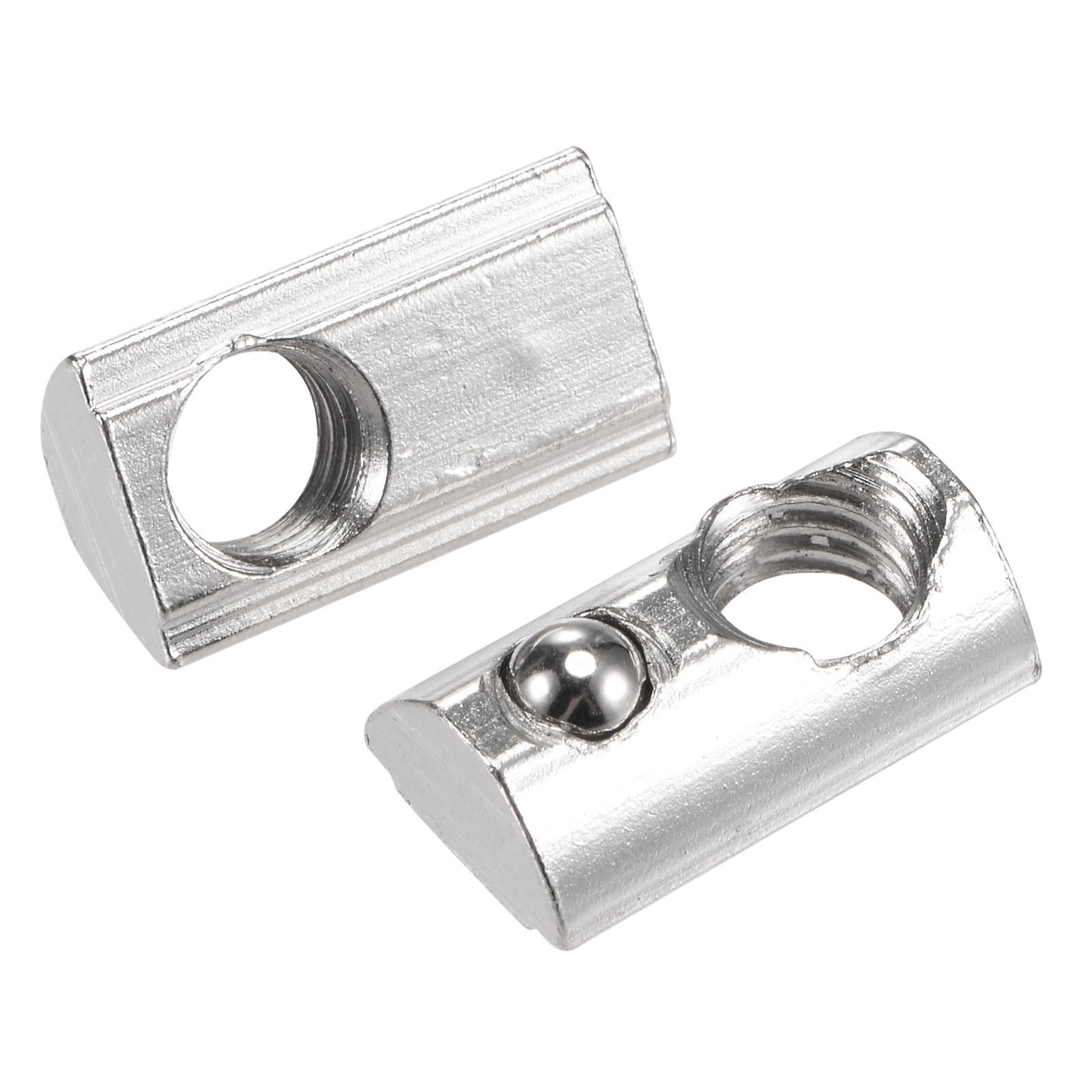 M8 Roll in Spring T-nut with Ball for 3030 Series Rail with 8mm Slot 15Pcs