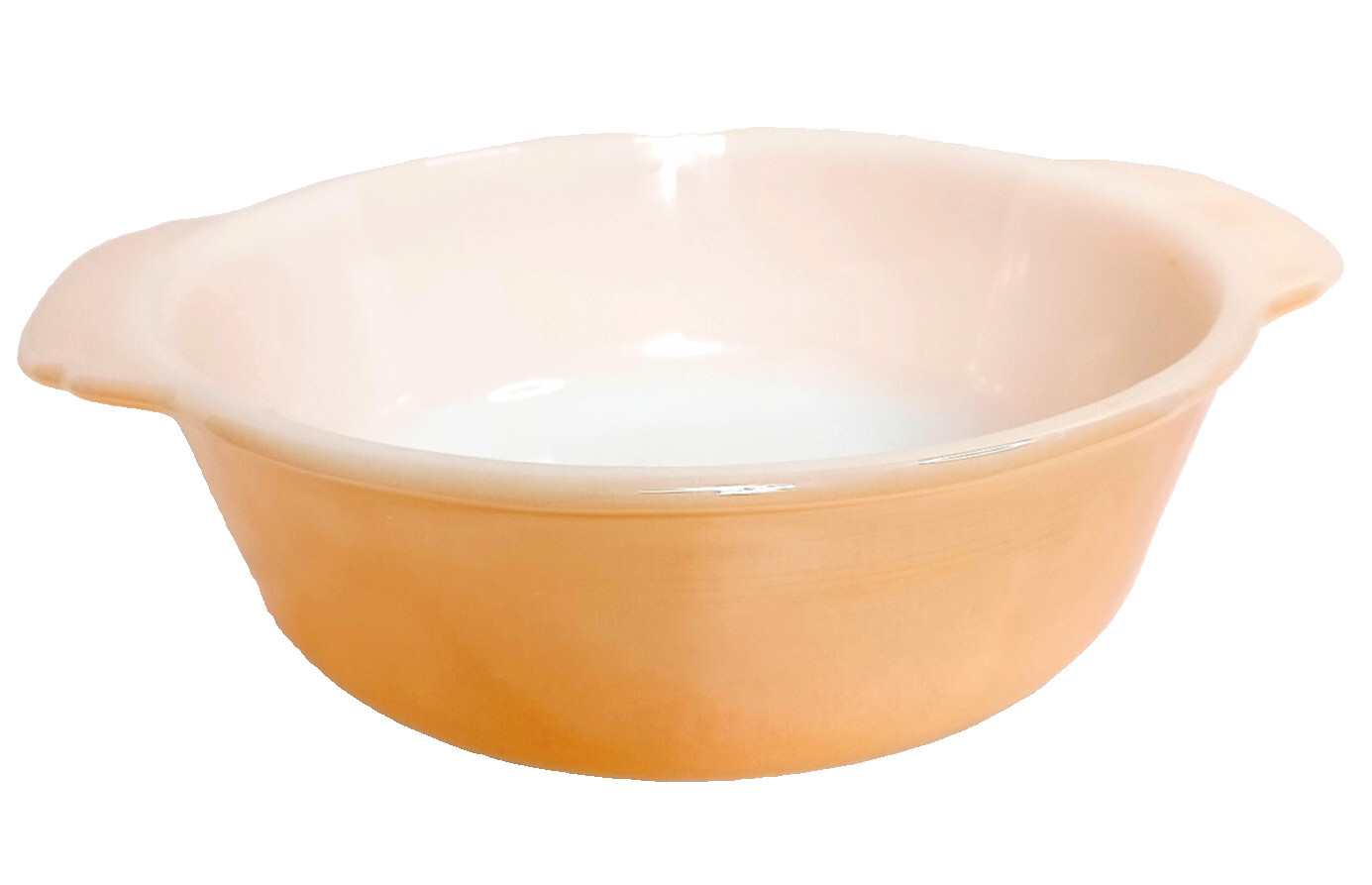Casserole Dish Fire King Peach Luster 1 1/2 qt. Anchor Hocking Vintage Farmhouse